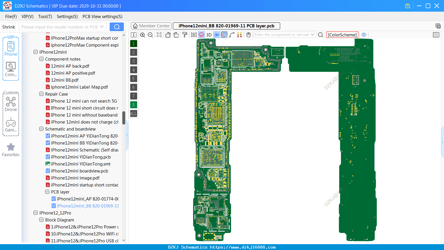 IPhone12mini_BB 820-01969-11 PCB Layer